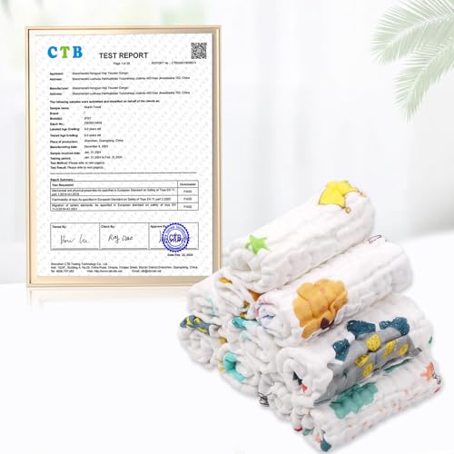 411sqniffnl.jpg ABirdon Débarbouillettes Bébé en Coton Biologique 100%, Réutilisables, 10PCS, 30x30 cm, Douces et Lavables pour Nouveaux