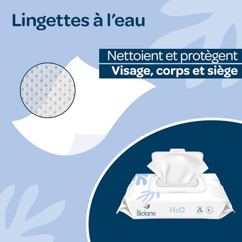 41etmb7xm0l.jpg BIOLANE Lingettes bébé à l'eau - 900 lingettes - Qualité Française - Nettoyage doux et efficace - Dès la naissance