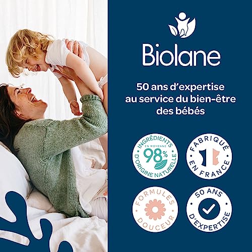 51e trb1enl.jpg BIOLANE Lingettes bébé à l'eau - 900 lingettes - Qualité Française - Nettoyage doux et efficace - Dès la naissance