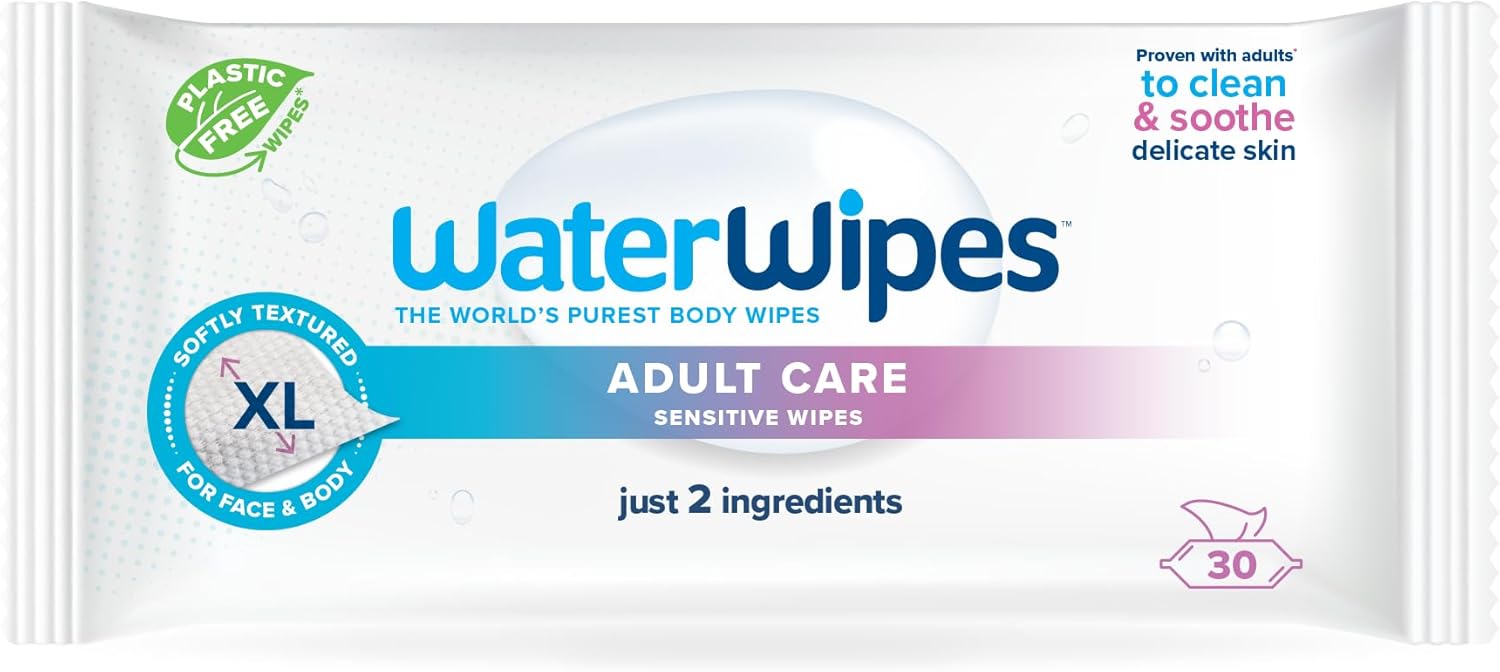 waterwipes adultes sensitive care – lingettes douces pour peau sensible – 30/07/23 waterwipes adultes sensitive care – lingettes douces pour peau sensible – 30/07/23